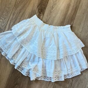 white AE flowy skirt